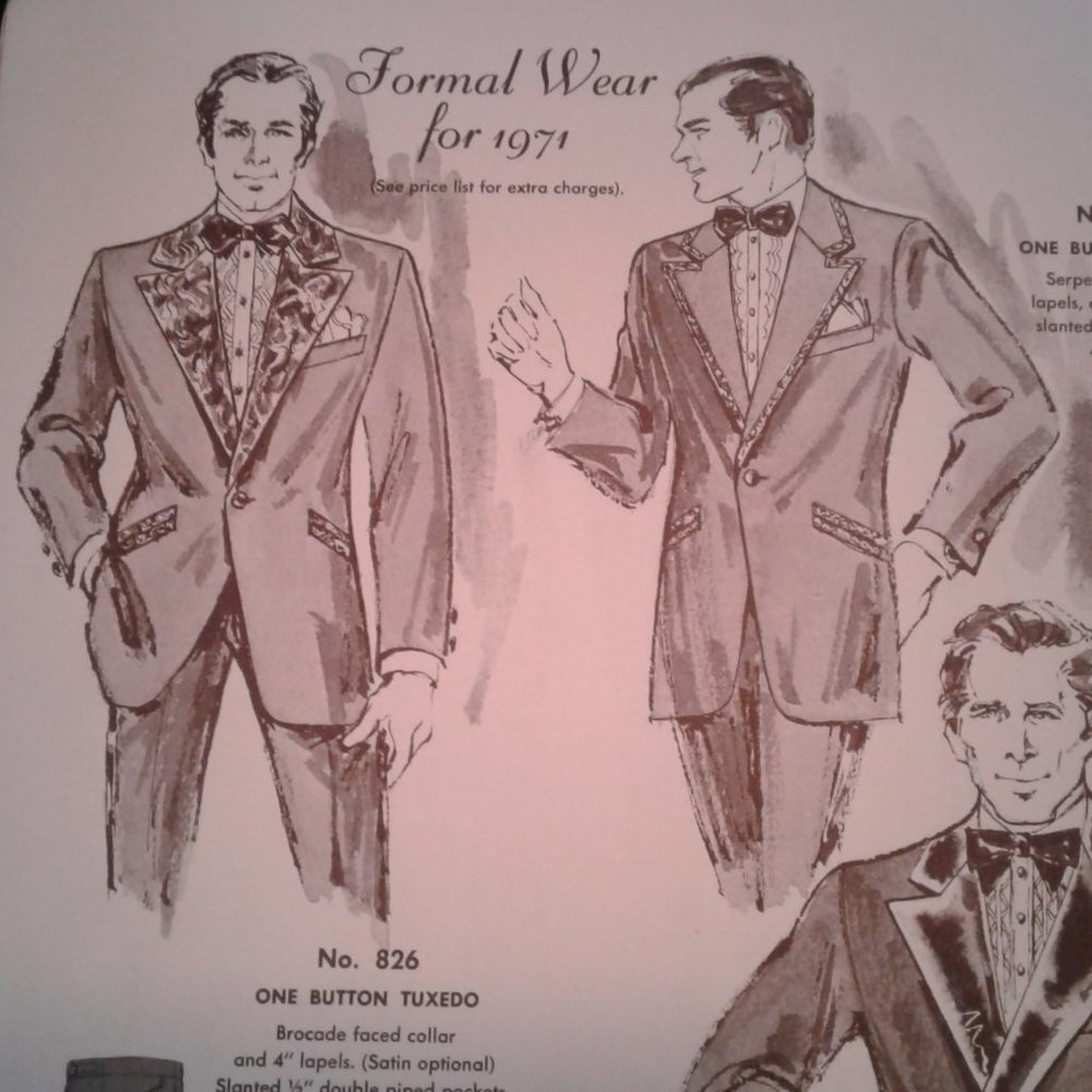 Vintage Sample Notebook 1971 Men's Award-Winning Fine Custom Clothes by Vilardo